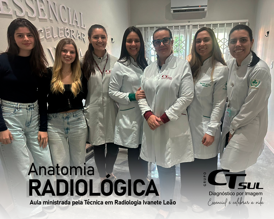 Aula de Anatomia Radiológica Ministrada pela Técnica em Radiologia Ivanete Leão